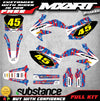 Honda CRF 450 (2008) - HAWK Style Stickers & Decals Graphics Kit