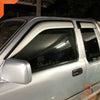 Toyota Hilux Ute 4 x Silver Visor Rain Guard Weather Shield (88-96)