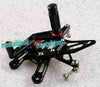 Kawasaki Ninja ZX10R 2011-2015 Black Rearset Rear Kit