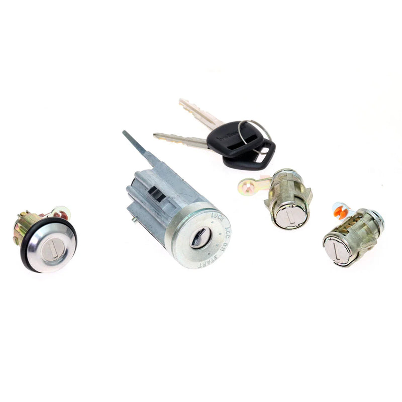 Holden Nova LE LF SL SLX 1989-1996 Ignition Switch Door BootLock Set