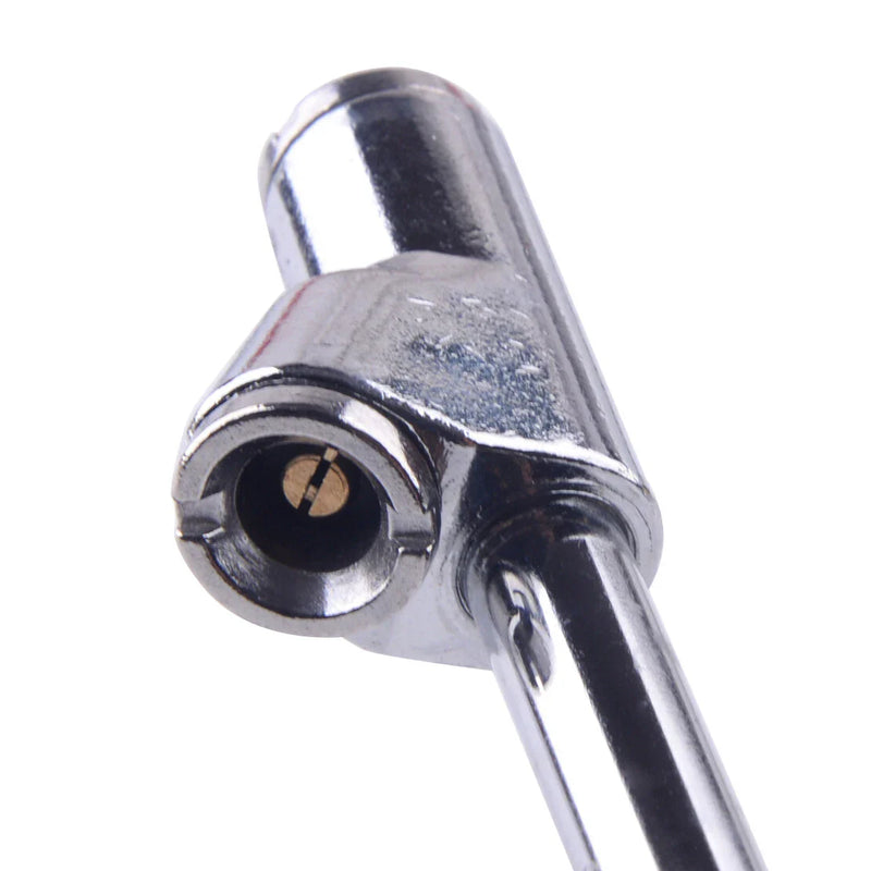 Truck Dual Head Heavy Duty Tire Air Pressure Gauge 10-150PSI
