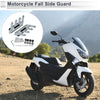 Motorcycle 1 Set Fall Side Guard Front Fender Protection Titanium Tone