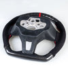Ford Mustang Mach-E Carbon Flat Bottom Suede Steering Wheel (2021-2024)