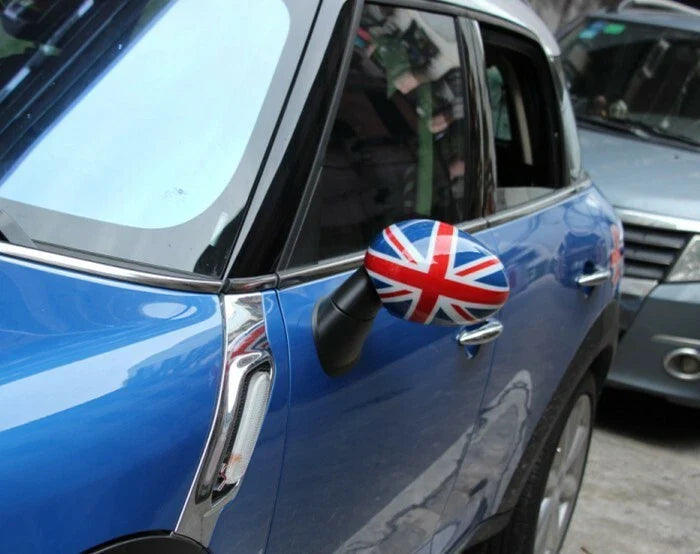 Mini Cooper R53 2002-2006 Union Jack Wing Side Mirror Cover Overlay Fit