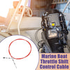 Yamaha 2 x 10ft Throttle Shift Control Cable Red