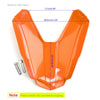 Honda CB500F CBR500R Rear Pillion Seat Wedge Cover (2016-2024)