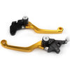 Suzuki DRZ400S / SM / E Gold Pivot Clutch Brake Levers (2000-2022)
