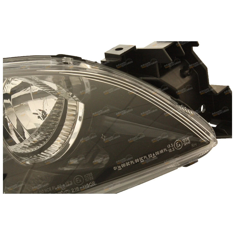 Mazda 3 BK 4-Door Sedan RH Headlight (2003-2009)