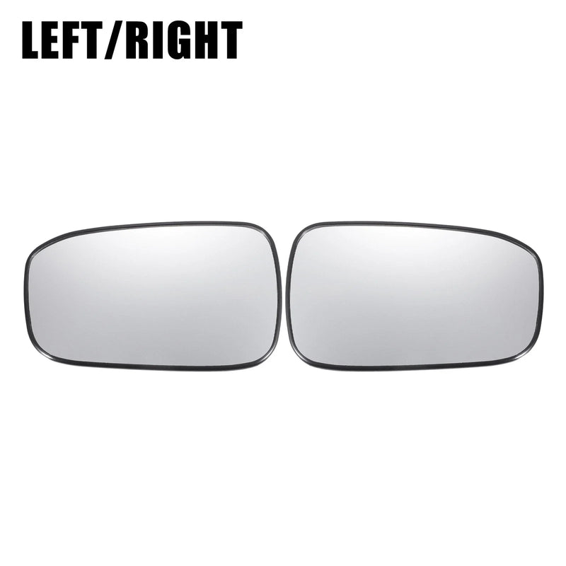 Honda Accord Left Right White Mirror Glass Pair Non-Heated (2003-2007)