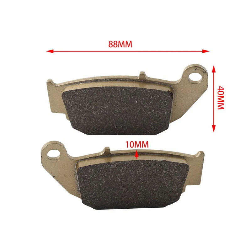 Honda CRF 250L, CBF 150, Benelli TNT 125, Suzuki Rear Brake Pads (2013-2020)