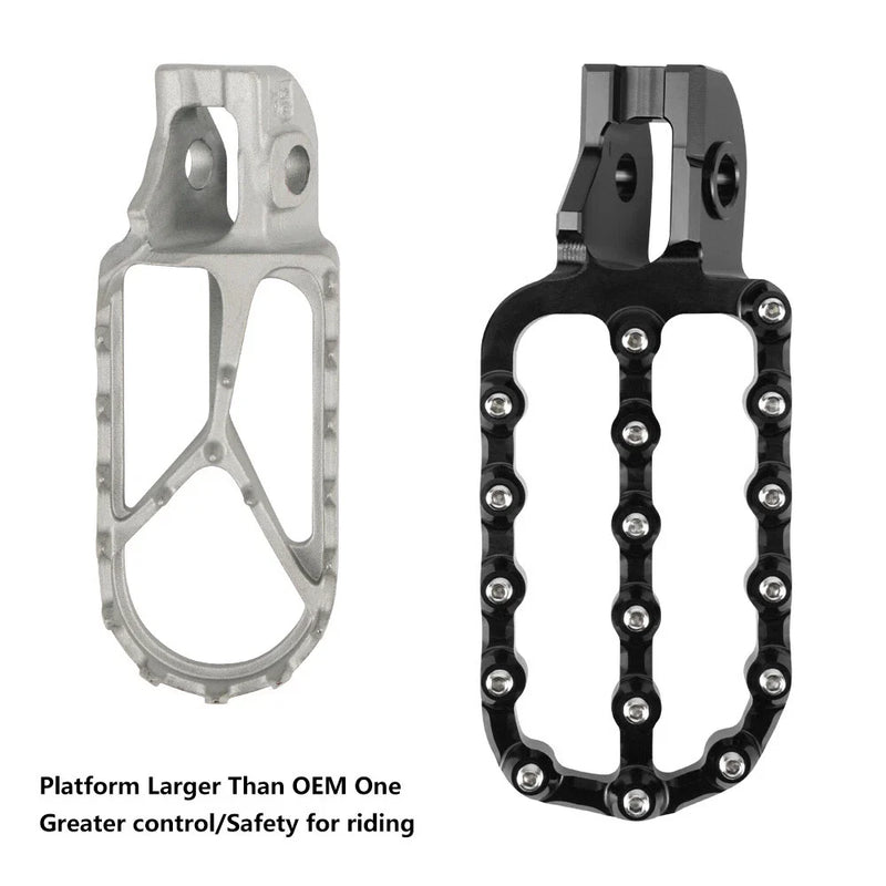 KTM 125 150 250 300 350 450 XC SX XCF SXF Forged Footrests Foot Pegs (2017-2022)