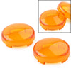 Harley Touring Softail Dyna Yellow Turn Signal Lens Light Cover Guard