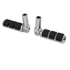 Harley Softail Cross Bones Slim Chrome Rear Foot Pegs Mount (2008-2017)