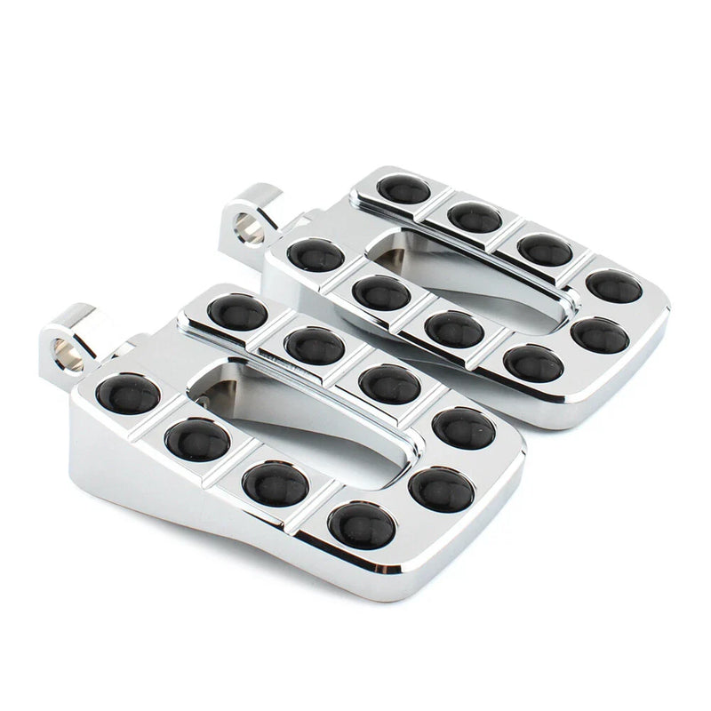 Harley Dyna Fatboy Sportster XL883 XL1200 Non-slip Foot Pegs (2004-2023)
