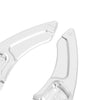 Honda Civic Aluminum Alloy Silver Tone Steering Wheel Shift Paddle