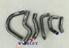 Honda RVF400 NC35 NC30 VFR400 Black Silicone Radiator Cooler Hose