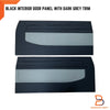 Toyota Hilux Ute Grey Interior Door Panel Pair + Clips (78-83)