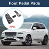 Volvo XC90 (2018-2020) Silver Tone Foot Accelerator Pedal Covers