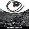 Make Model Engine Start Stop Switch Button with Mounting Backplate Red