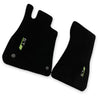 Mercedes Benz AMG GT 2015-2022 Black & Green Logo 2 x AutoWin Floor Mats