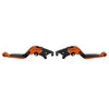 Suzuki GSXR600 GSXR750 GSXR1000 Orange Extendable Brake Clutch Levers (06-10)