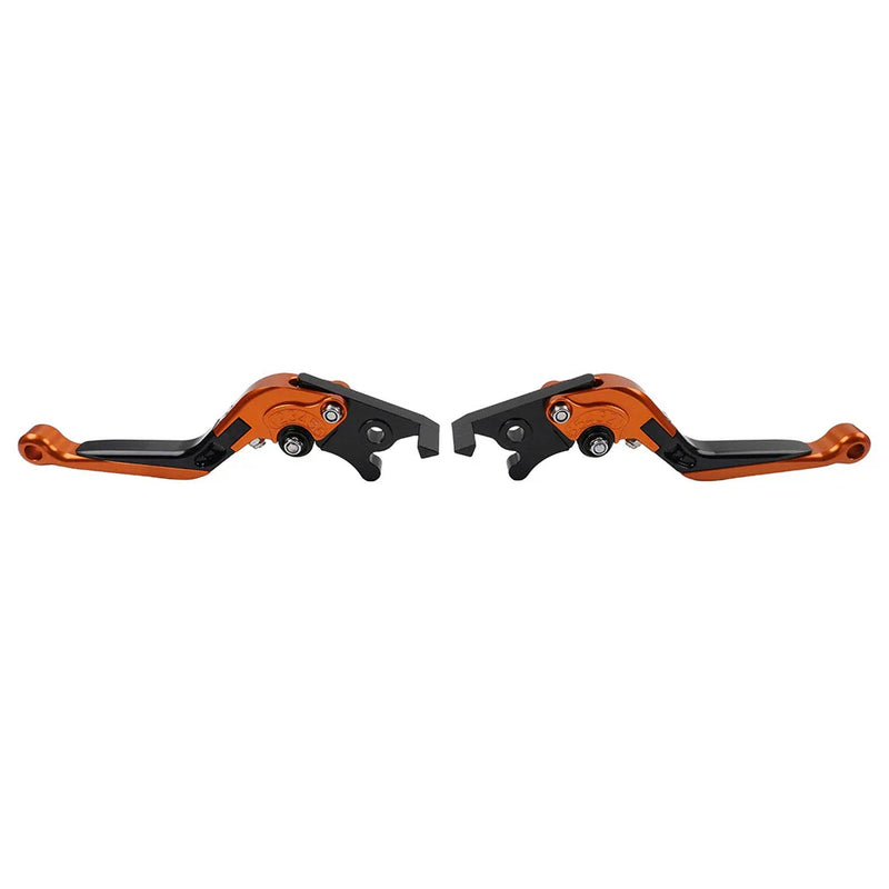 Suzuki GSXR600 GSXR750 GSXR1000 Orange Extendable Brake Clutch Levers (06-10)
