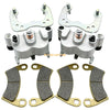 Polaris Ranger 570 700 800 6x6 900 1000 Crew Rear Brake Calipers Pads