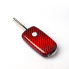 VW Golf GTI R32 Jetta Rabbit Carbon Fiber Key Case Cover (2006-2014)