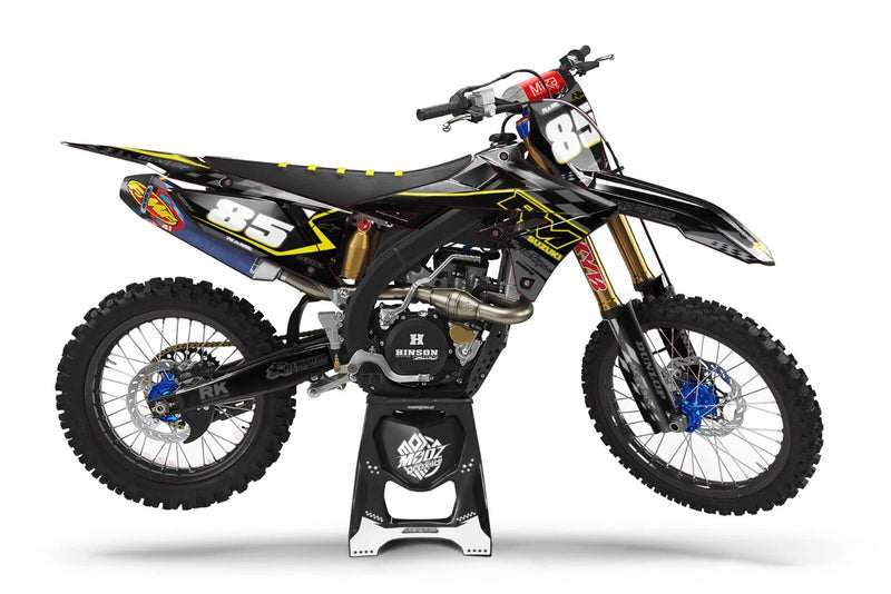 Suzuki RM 85 (2000-2024) Granite Style Decals Custom Graphics Sticker Kit
