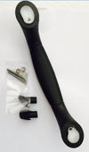 Caravan / Boat, Black 250MM PVC, New, Includes Mount Screws Grab Handle Rail