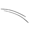 Benz GLC 8 x Titanium Black Window Moulding Seal Belt Strips (2016-2022)