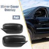 Dodge Charger Carbon Fiber Pattern Rear View Mirror Cover Cap (2011-2021)