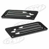 Harley Touring Road King Street Glide Saddlebag Latch Covers (93-13)
