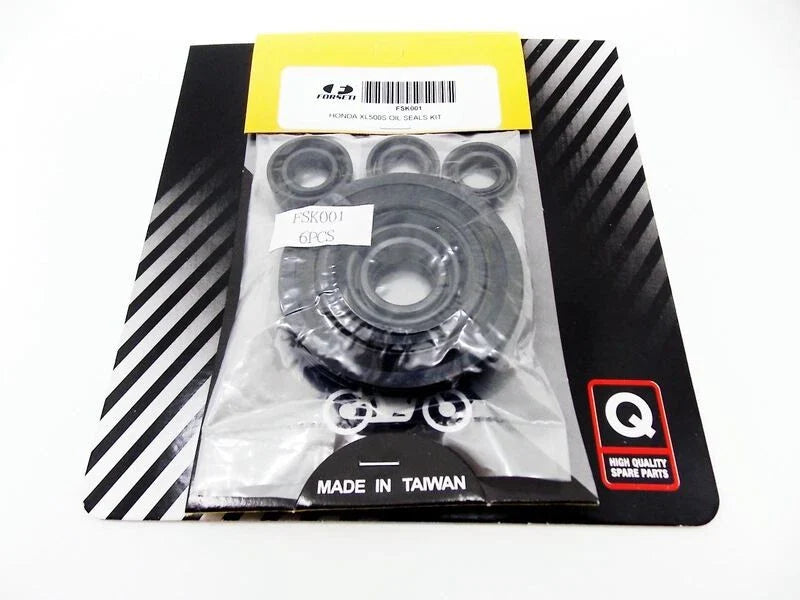 Honda XR250R 6 x FORSETI Engine Oil Seals (1979-1983)