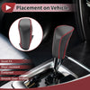 Ford Fiesta (2009-2012) Black Red Car Gear Shift Knob Cover