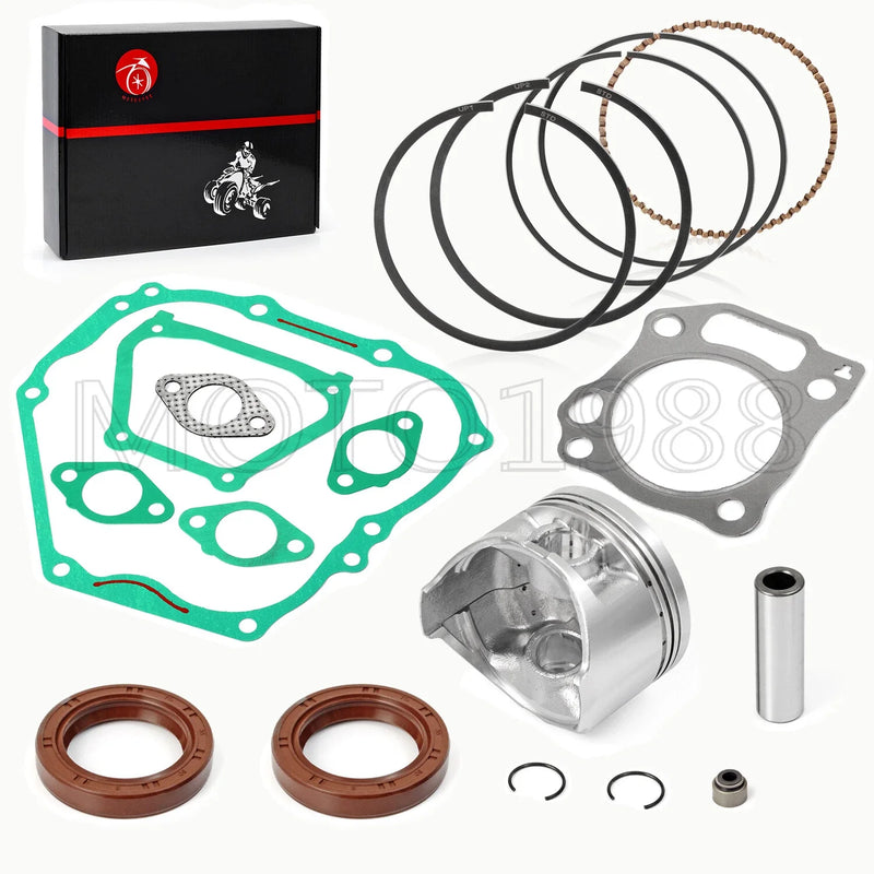 Yamaha Golf Cart YDRA 357cc Engine Piston & Rings Gaskets Seals Kit (2007–2015)