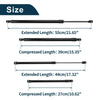 Jeep Liberty Rear Window Glass & Tailgate Lift Supports (2002-2012)