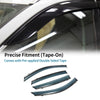 Honda Accord 2018-2022 Side Window Vent Visors Black 1 Set Window Deflectors