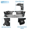 Honda Pilot 2019-2020 Black 1 Set Front Bumper Grille