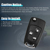 Ford Mondeo Fiesta Focus Key Fob Shell Case (2011-2023)