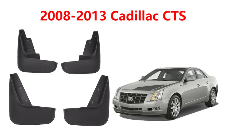 Cadillac CTS Sedan Fender Mud Flaps Splash Guards (2008-2013)