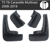VW Transporter T5 / T6 Caravelle Multivan 4x Fender Mud Flaps Splash Guards