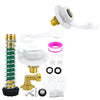 Garden Efficiency Brass Water Inlet Connection with Check Valve