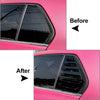 VW Golf 8 Rear Window Side Vent Shutter Louver Cover Trim (2020-2022)