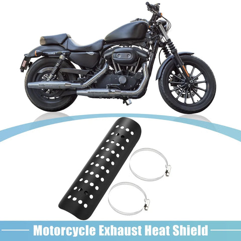 Harley Exhaust Pipe Heat Shield / 20mm-70mm Clamps