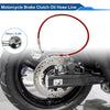 Motorcycle Red Hose Line 70cm Brake Clutch Oil