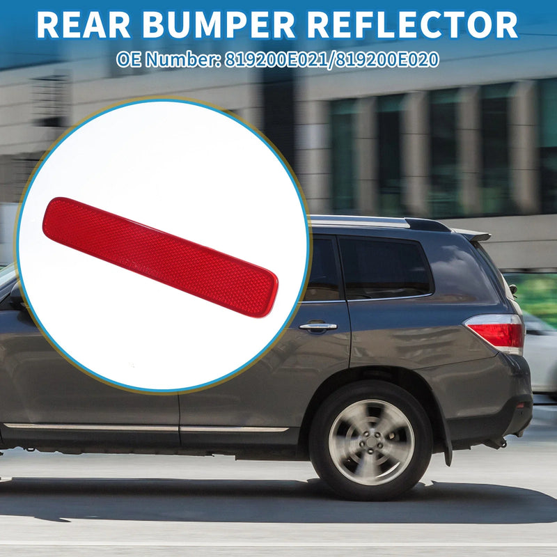 Toyota Highlander Rear Left Bumper Reflector (2011-2013)