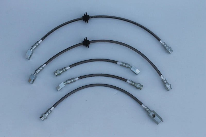 VB VC VH VK VL VN & Early VP Commodore Braided Brake Hose Set (5) (1988-1992)