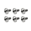 Bike Motorcycle 6 x Titanium Alloy M6x10mm Torx Head Bolts