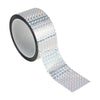 Car, Motorcycle and Boat Laser Silver Tone Pinstripe Tape 50mmx50m